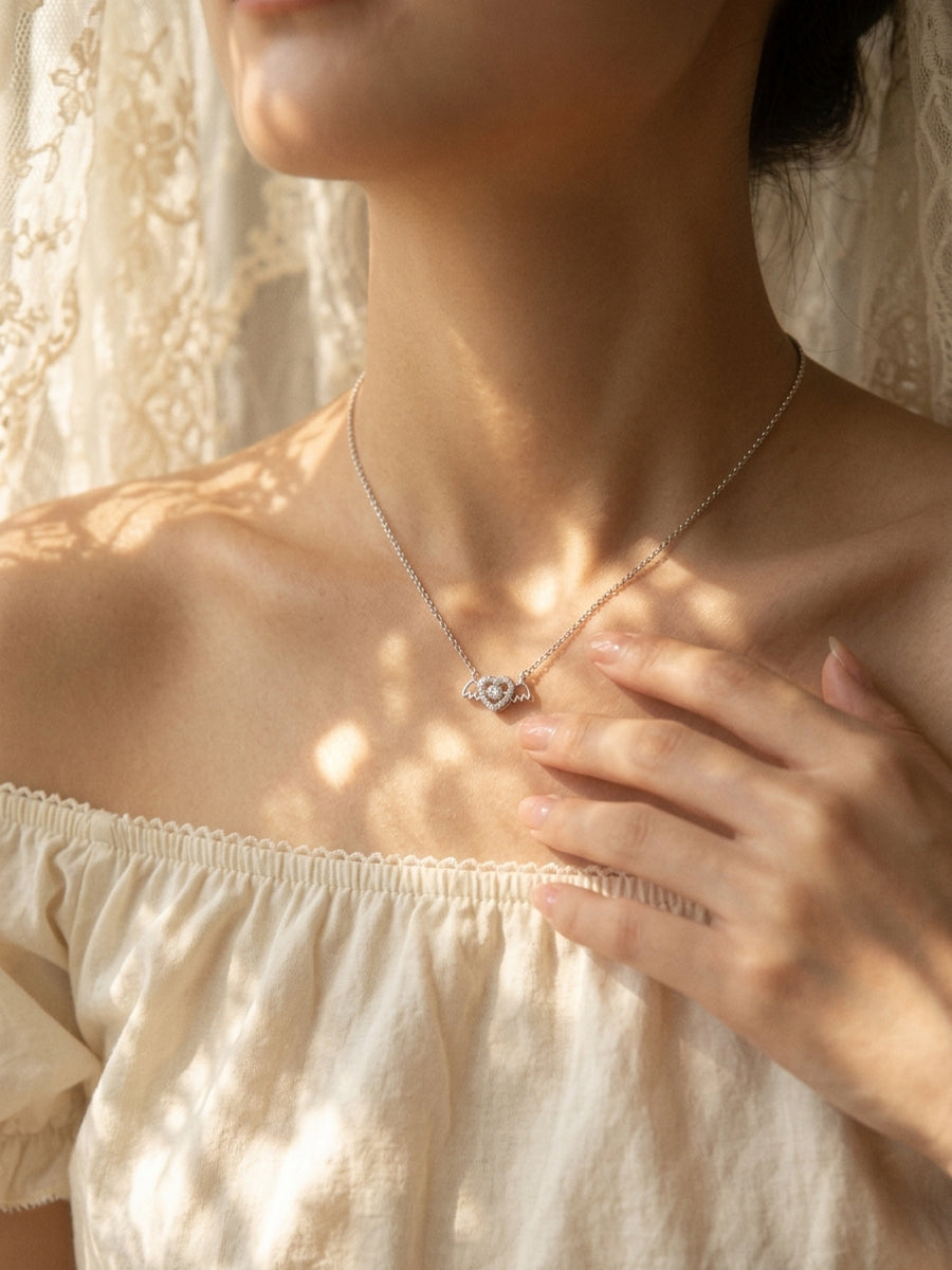Angel Heartbeat Necklace