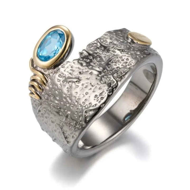 Aqua Relic 925 Silver Ring
