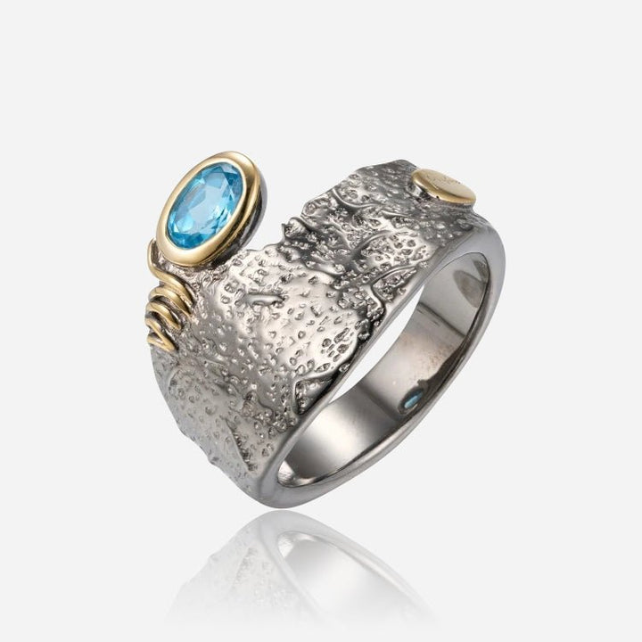 Aqua Relic 925 Silver Ring