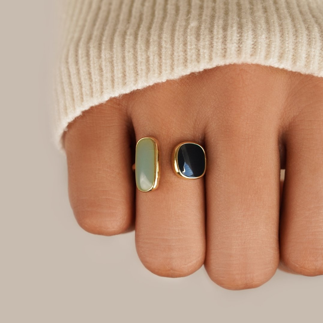 Wrapped Aquamarine Ring