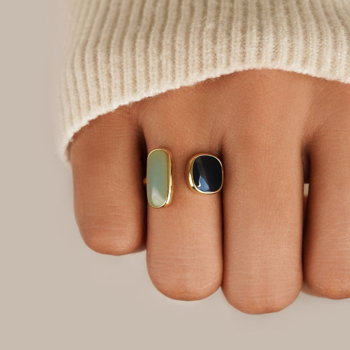 Wrapped Aquamarine Ring