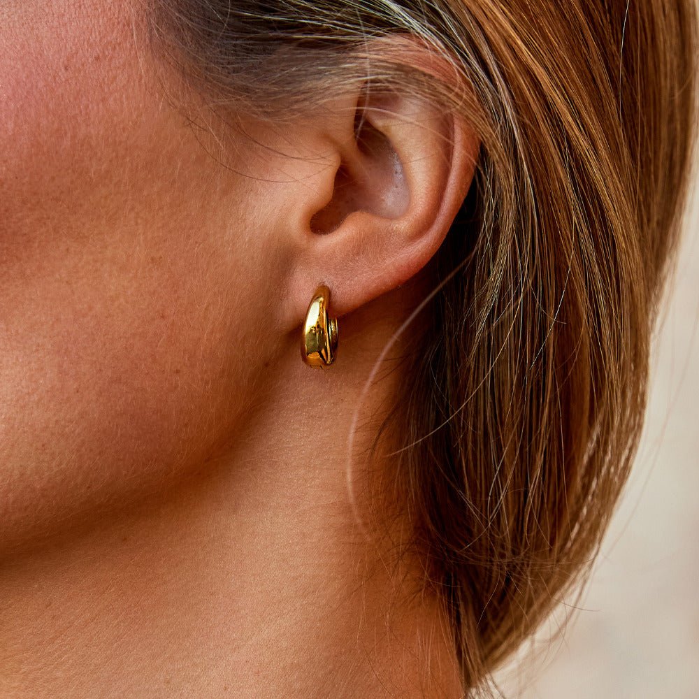 Gold Hoop Earrings Audrey