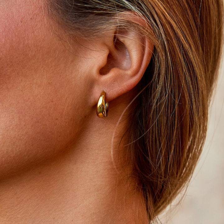 Gold Hoop Earrings Audrey