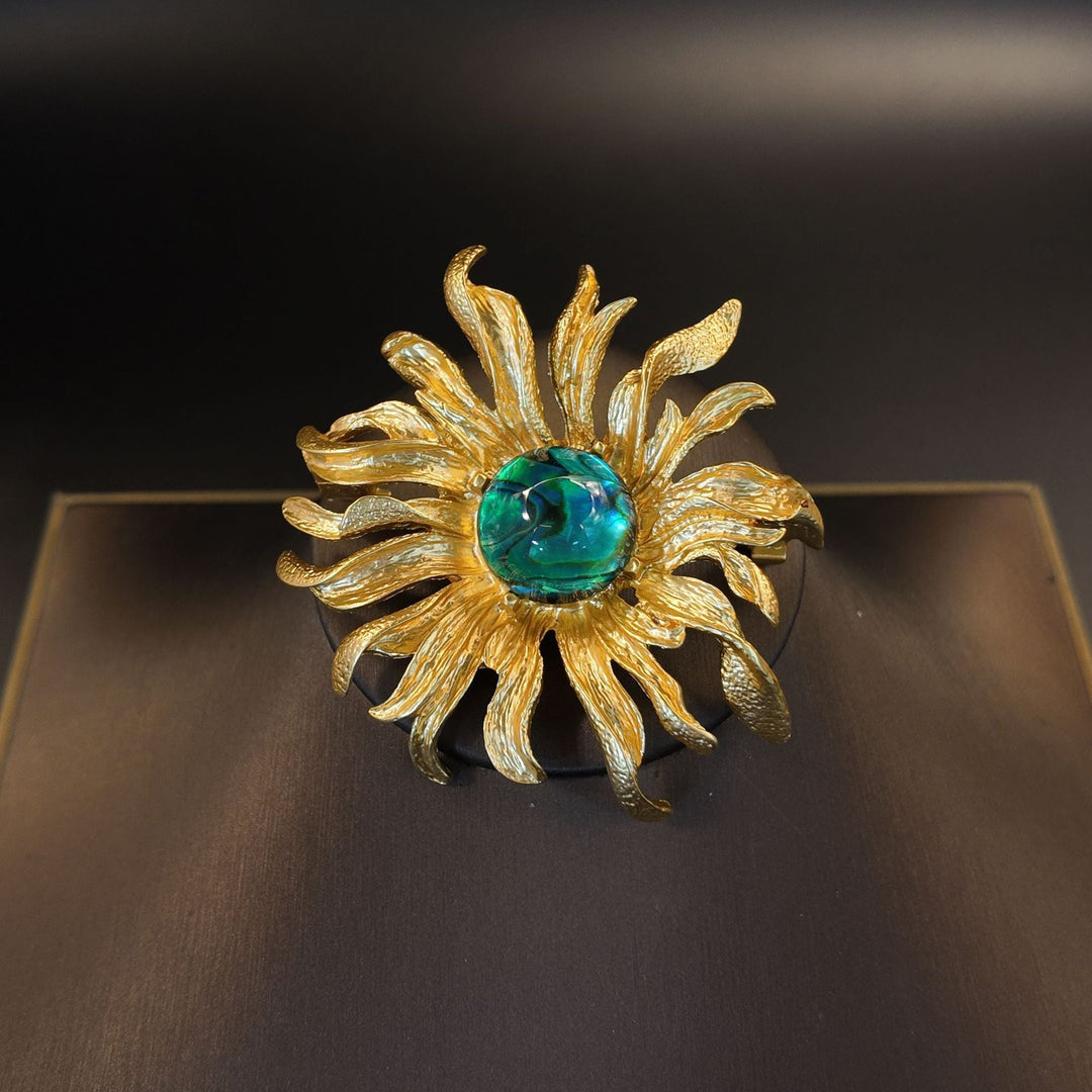 Azure Bloom Brooch
