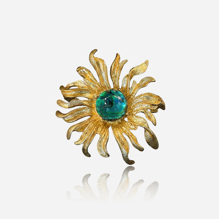 Azure Bloom Brooch