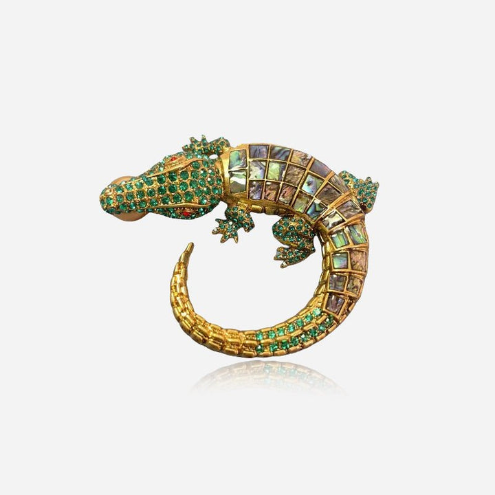 Azure Gecko Brooch