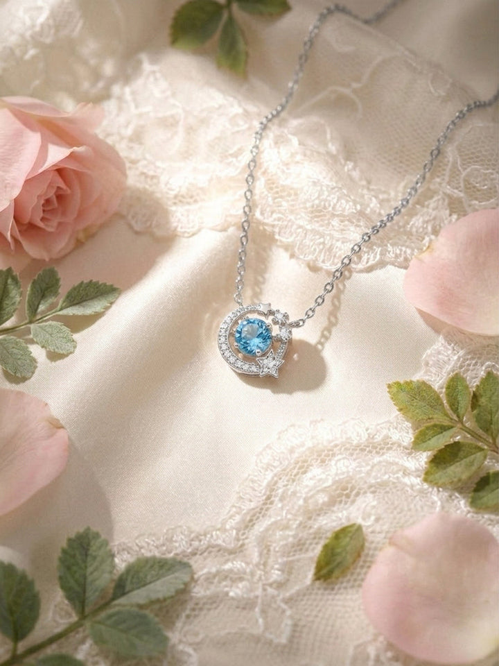 Azure Orbit Necklace