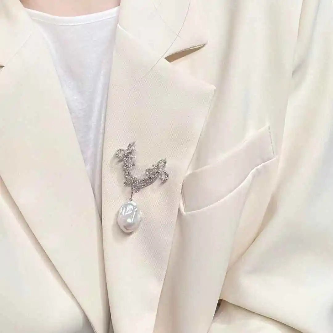 Baroque Bow Brooch
