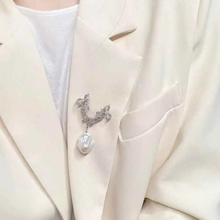 Baroque Bow Brooch