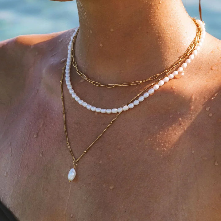 Baroque Pearl Pendant Necklace