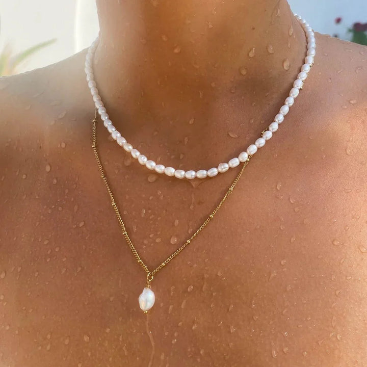 Baroque Pearl Pendant Necklace