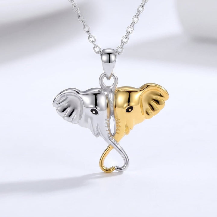 Elephant Duo Necklace