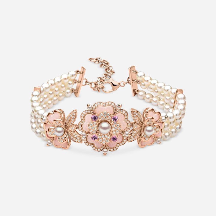 Blush Bloom Pearl Bracelet