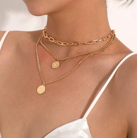 VINTAGE BOHEMIAN LAYERED NECKLACE