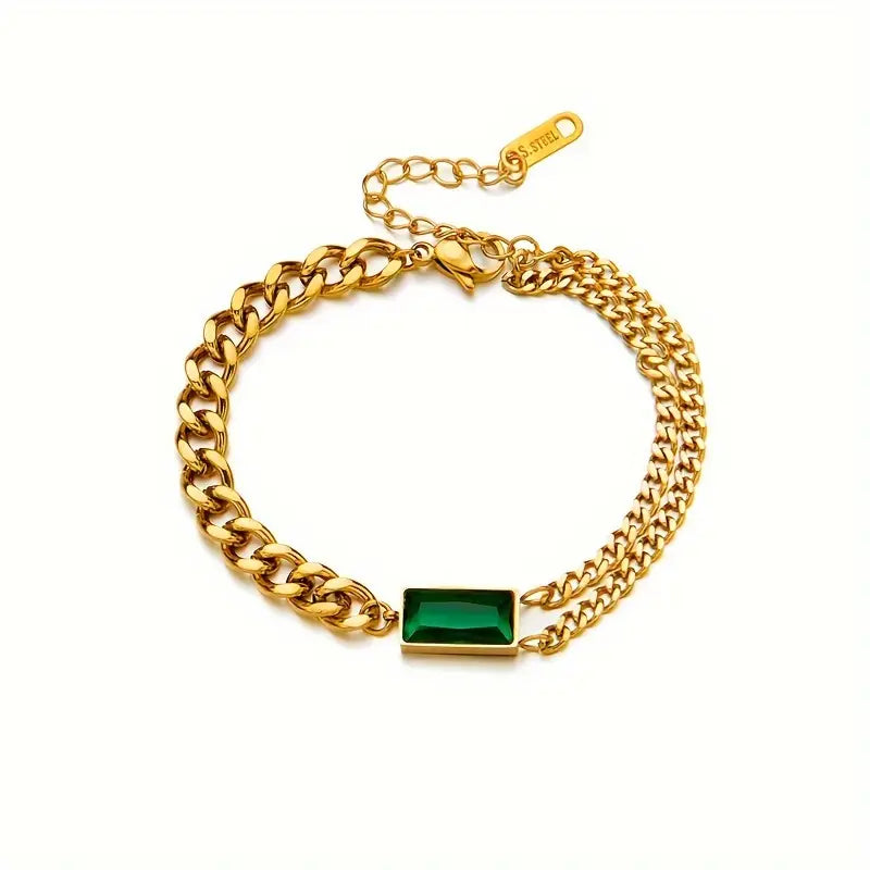 Gabi | Bracelet | Emerald Green