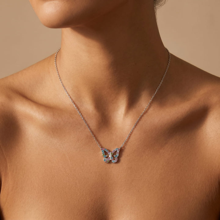 Confetti Butterfly Necklace