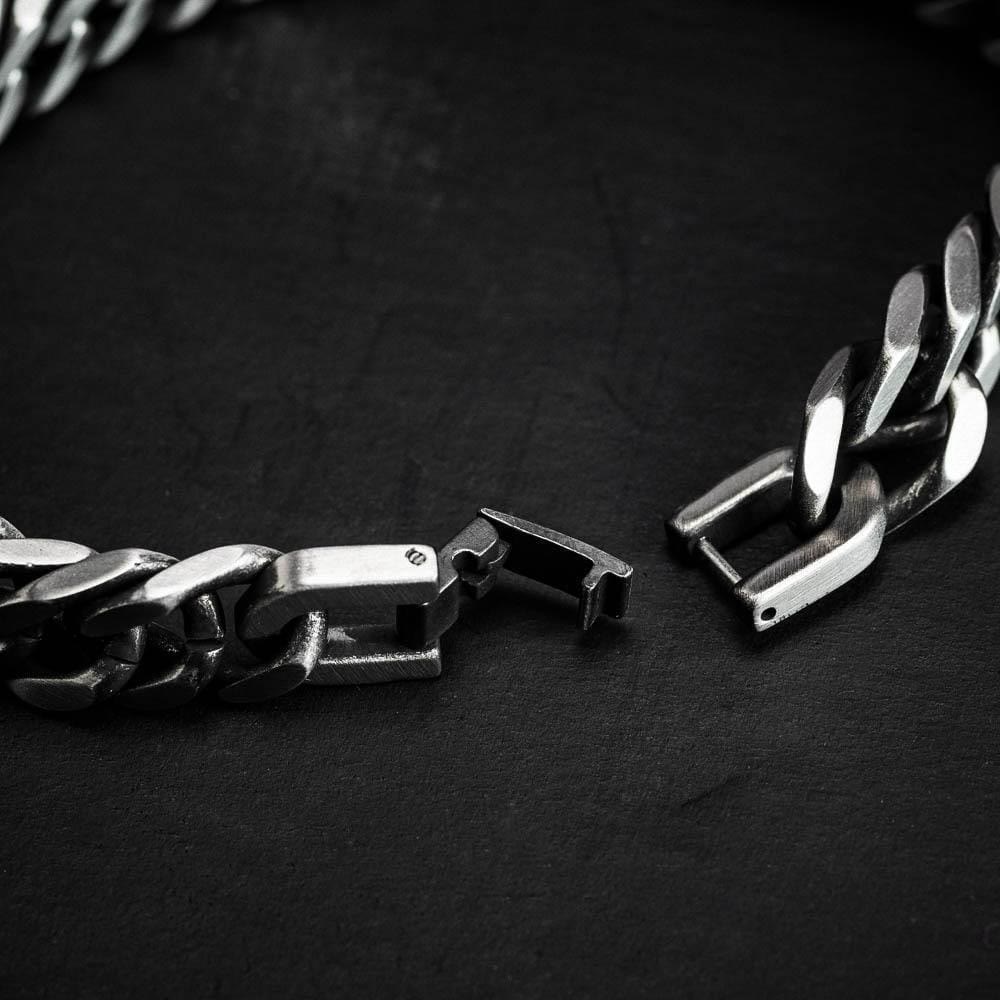 Thick Chain Dragon Weave Cuban Bracelet