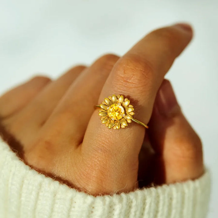 To My Granddaughter- I Would Change The World For You Ring