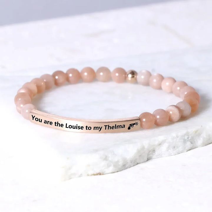 FOR FRIEND - RIDE OR DIE BEAD LETTERING BRACELET