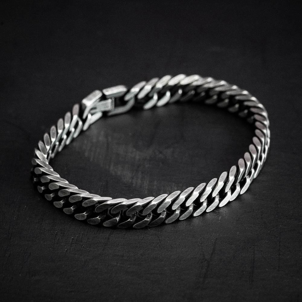 Thick Chain Dragon Weave Cuban Bracelet