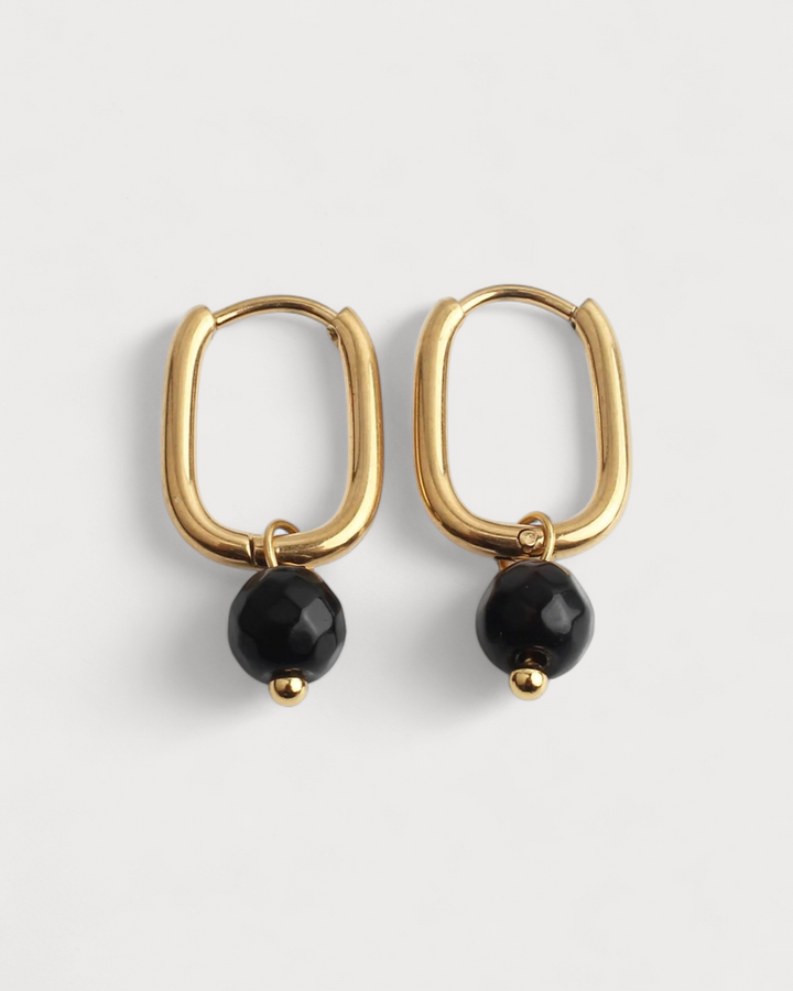 Zuzy - Earrings - Natural Stone - Stainless Steel