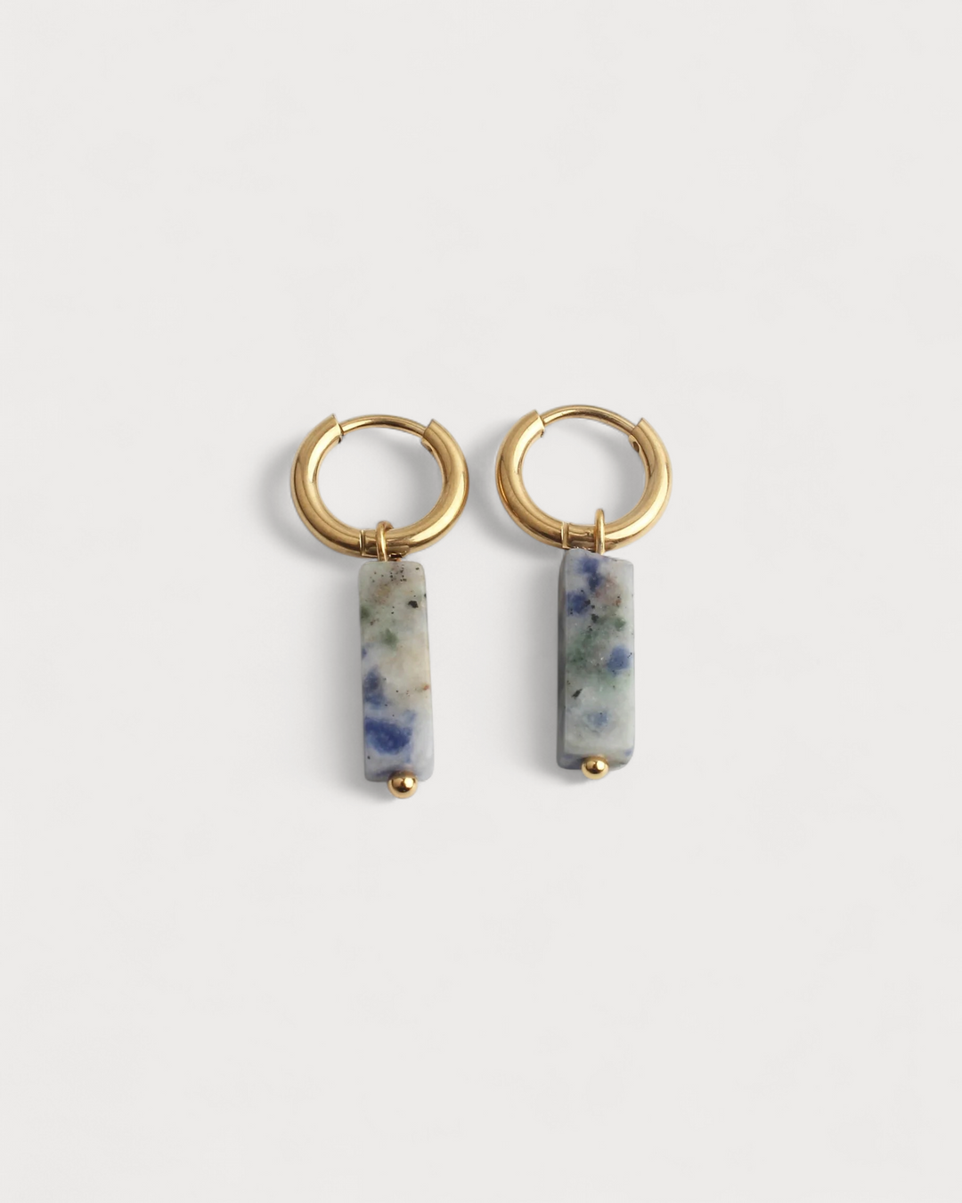 Dora - Earrings - Natural Stone - Stainless Steel