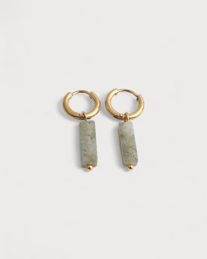 Dora - Earrings - Natural Stone - Stainless Steel