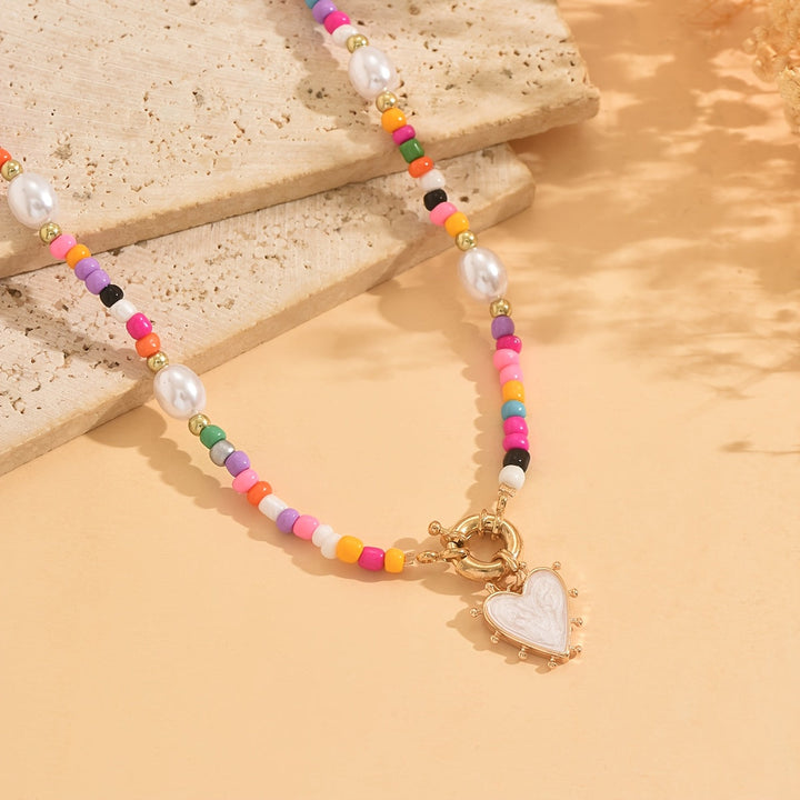 Sophisticated Sculpted Heart Necklace