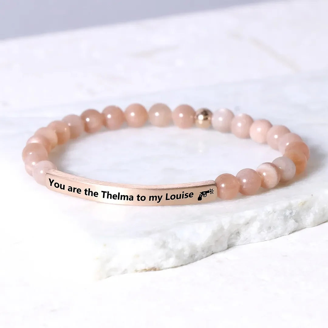FOR FRIEND - RIDE OR DIE BEAD LETTERING BRACELET