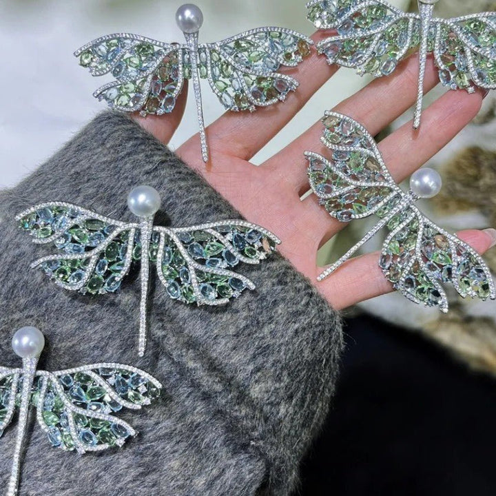 Celestial Dragonfly Brooch