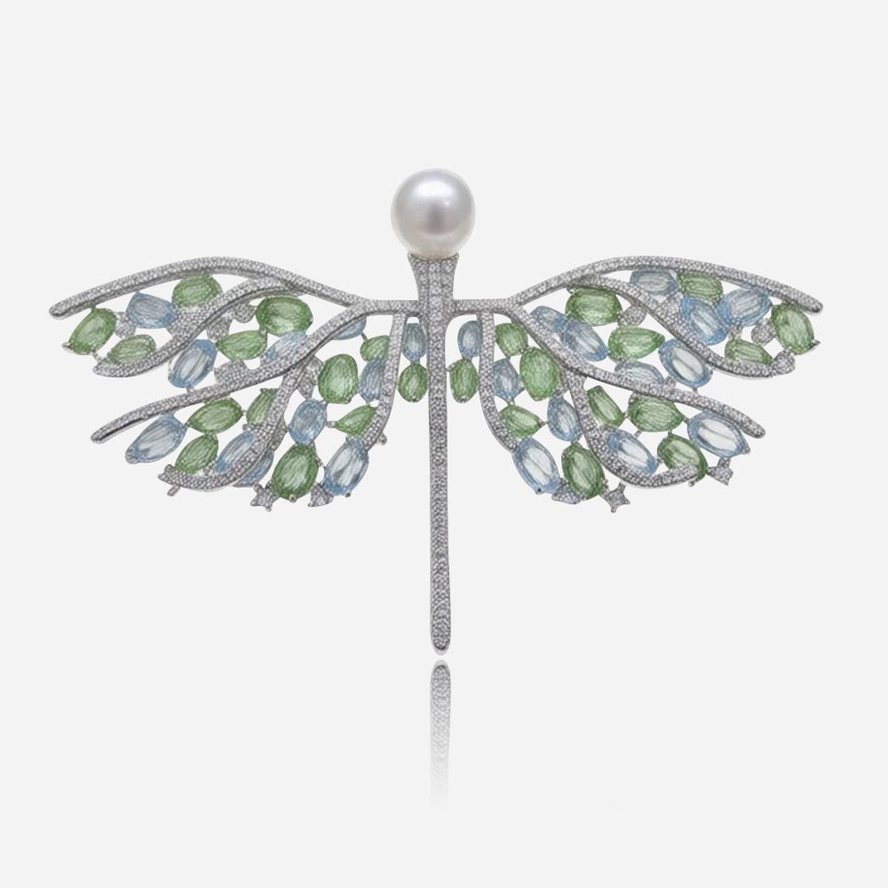 Celestial Dragonfly Brooch