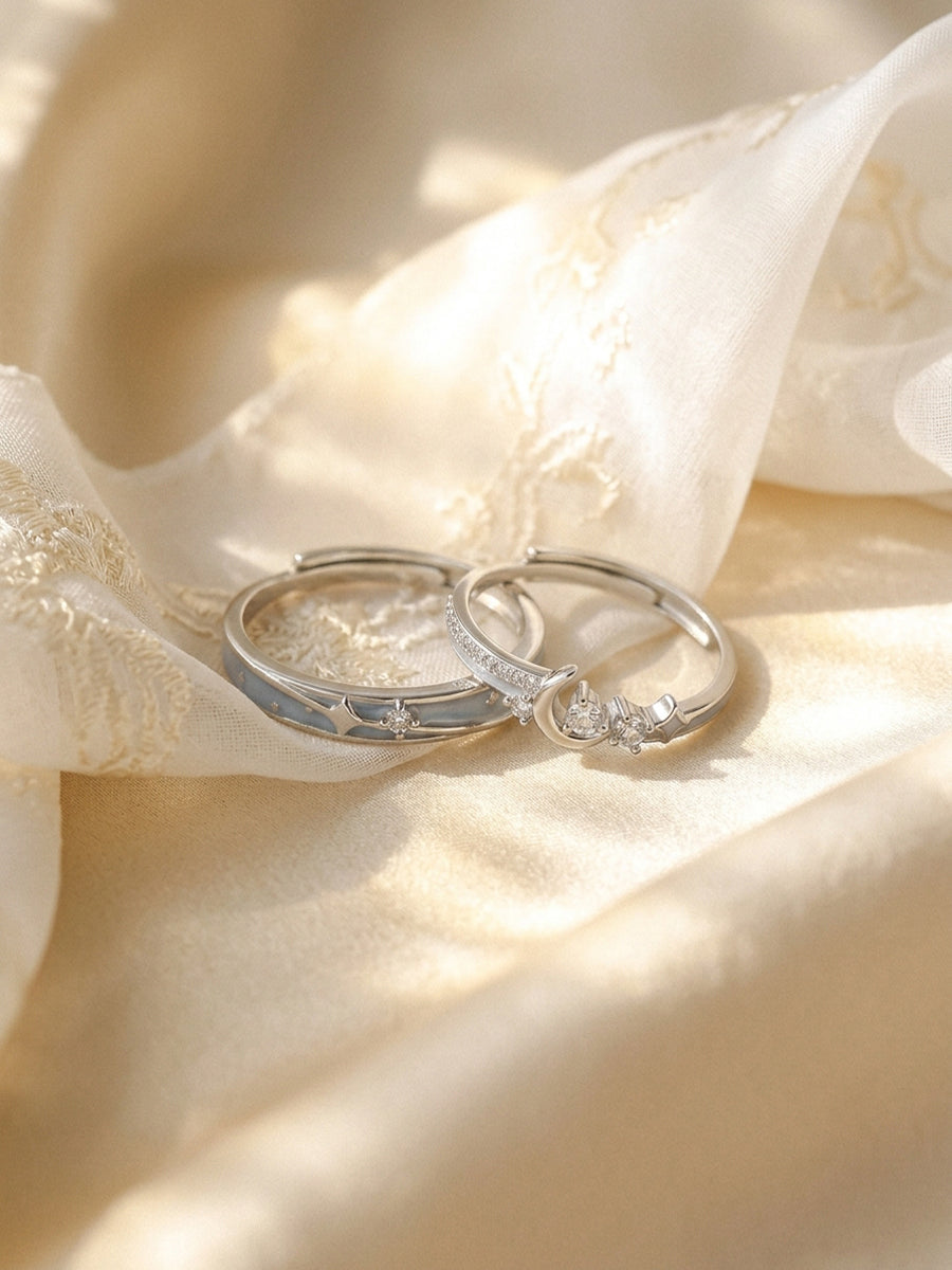 Celestial Bond Ring Set