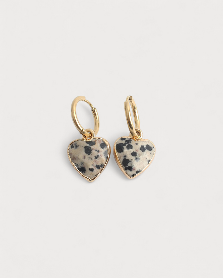 Cherish - Earrings - Natural Stone - Stainless Steel