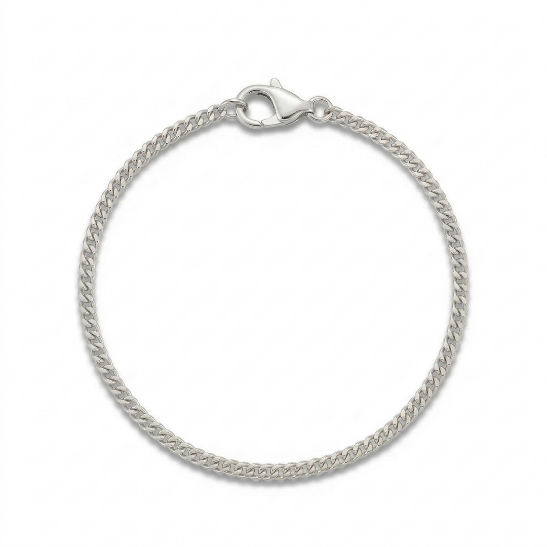 Connell Bracelet (Silver) 2mm
