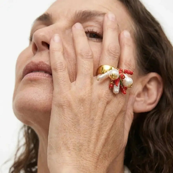 Coral Bloom Ring