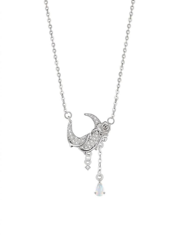 Crescent Bloom Necklace