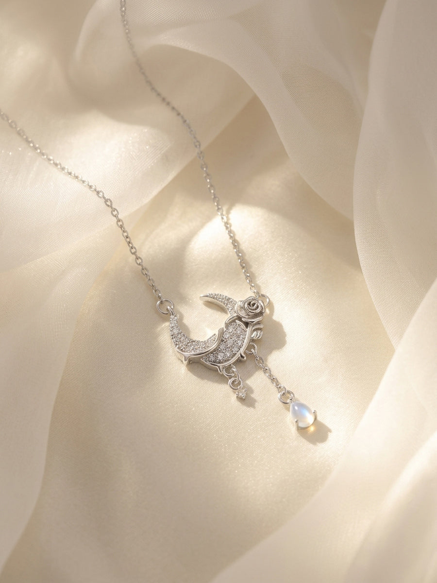 Crescent Bloom Necklace