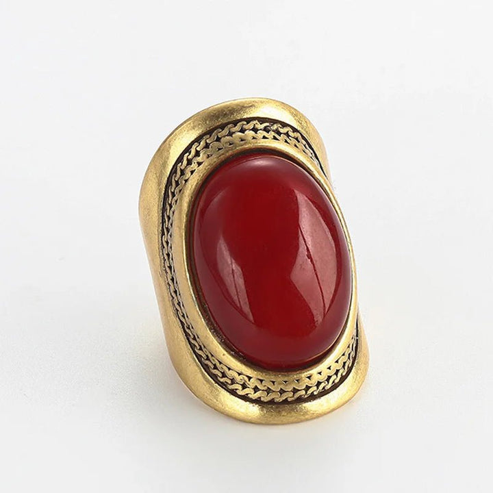 Crimson Glow Ring