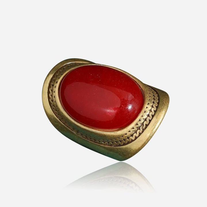 Crimson Glow Ring