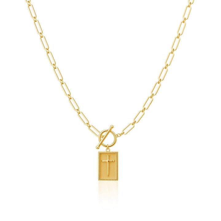 Elegant Unique Cross Pendant Necklace