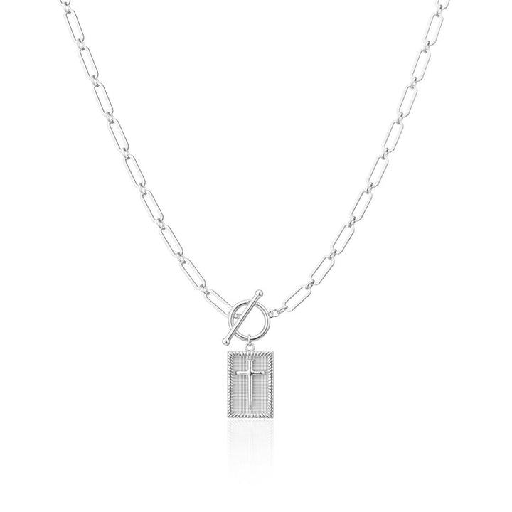 Elegant Unique Cross Pendant Necklace
