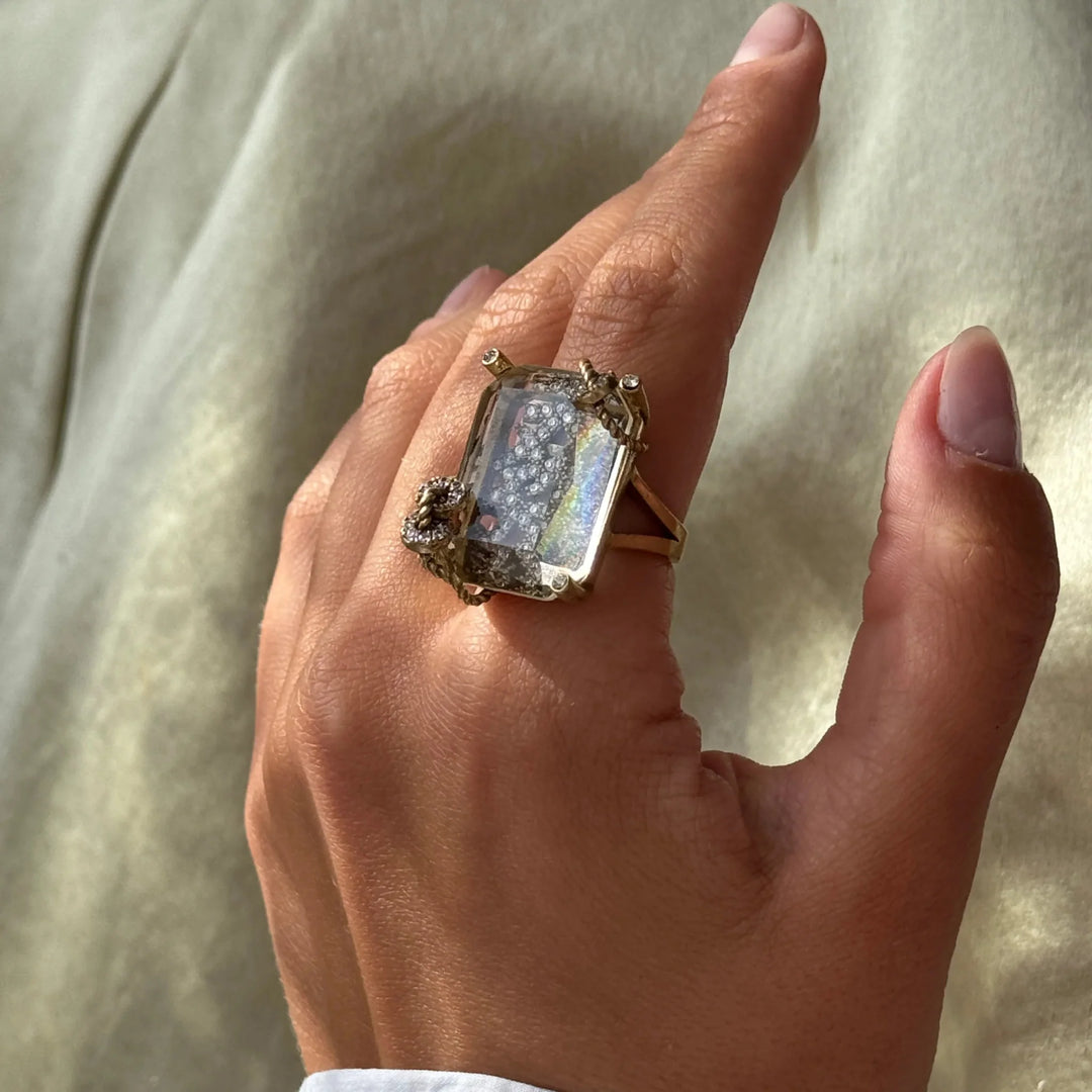 Crystal Vault Vintage Ring
