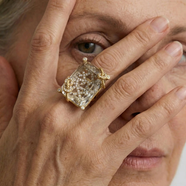 Crystal Vault Vintage Ring