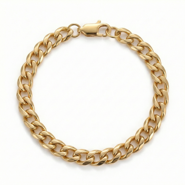 Cuban Bracelet (Gold) 4mm