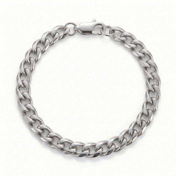 Cuban Bracelet (Silver) 4mm