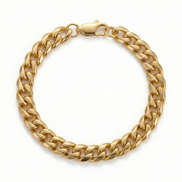 Cuban Bracelet (Gold) 6mm