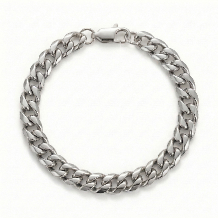 Cuban Bracelet (Silver) 6mm