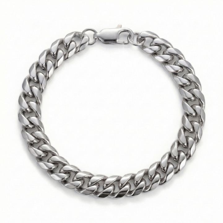 Cuban Bracelet (Silver) 8mm