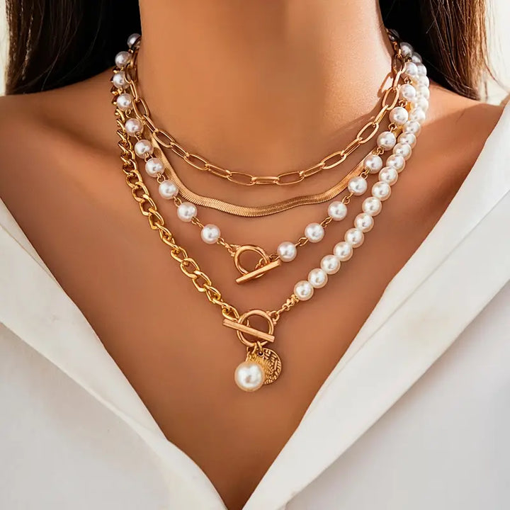Anna-Maria | Necklace Set | Gold