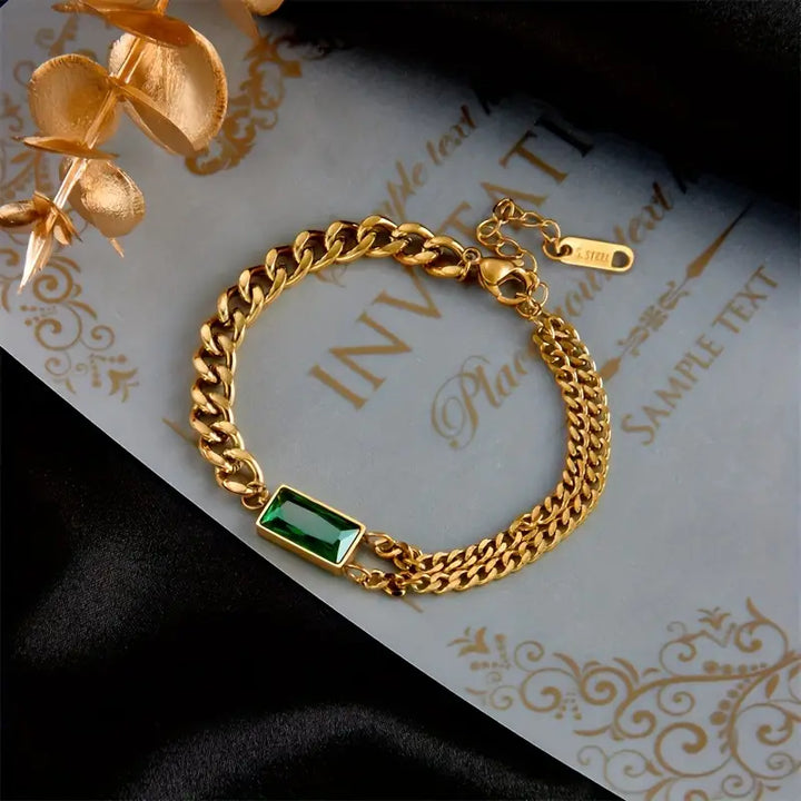 Gabi | Bracelet | Emerald Green